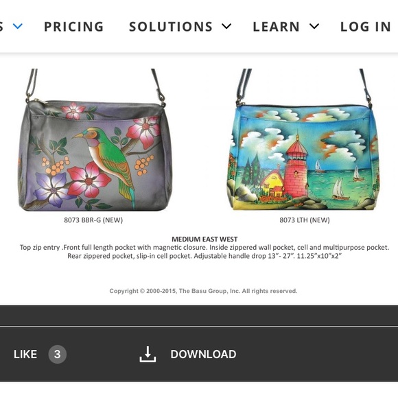 Anna by Anuschka Bird Purse 👜 - Picture 7 of 7